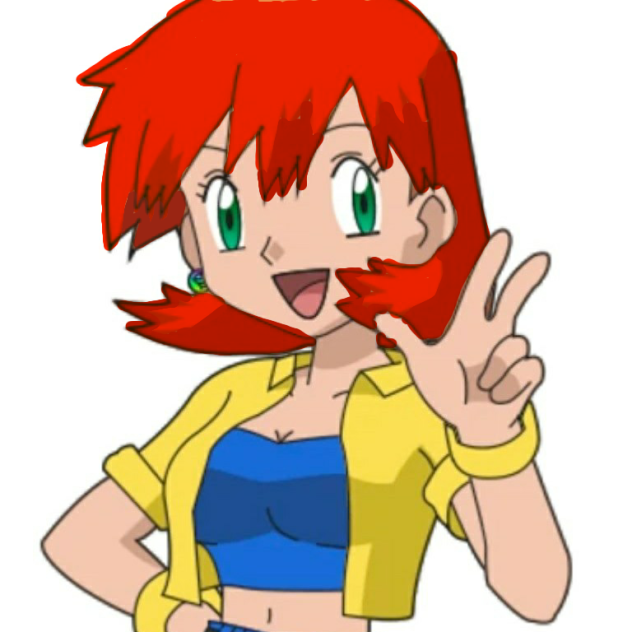 misty in diffrent hair colour - ibisPaint
