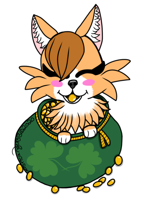 St Patricks Day Corgi - Speedpaint