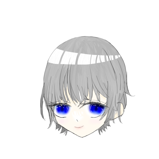 はるりさんの線画を塗らせていただきました！！