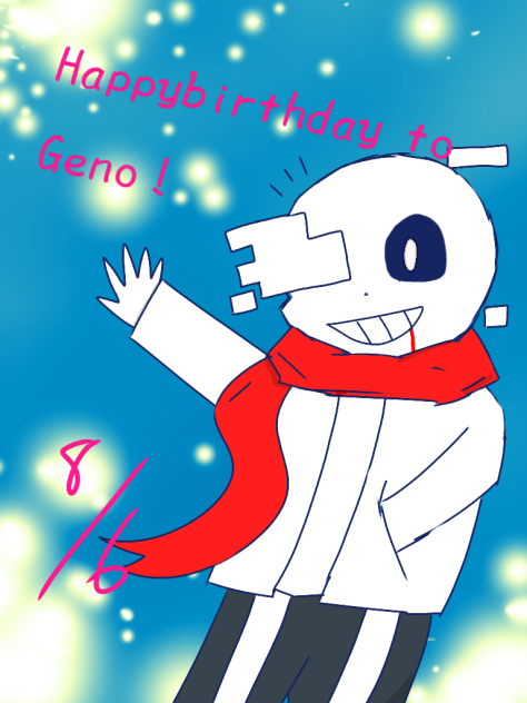 Geno君誕生日おめでとう