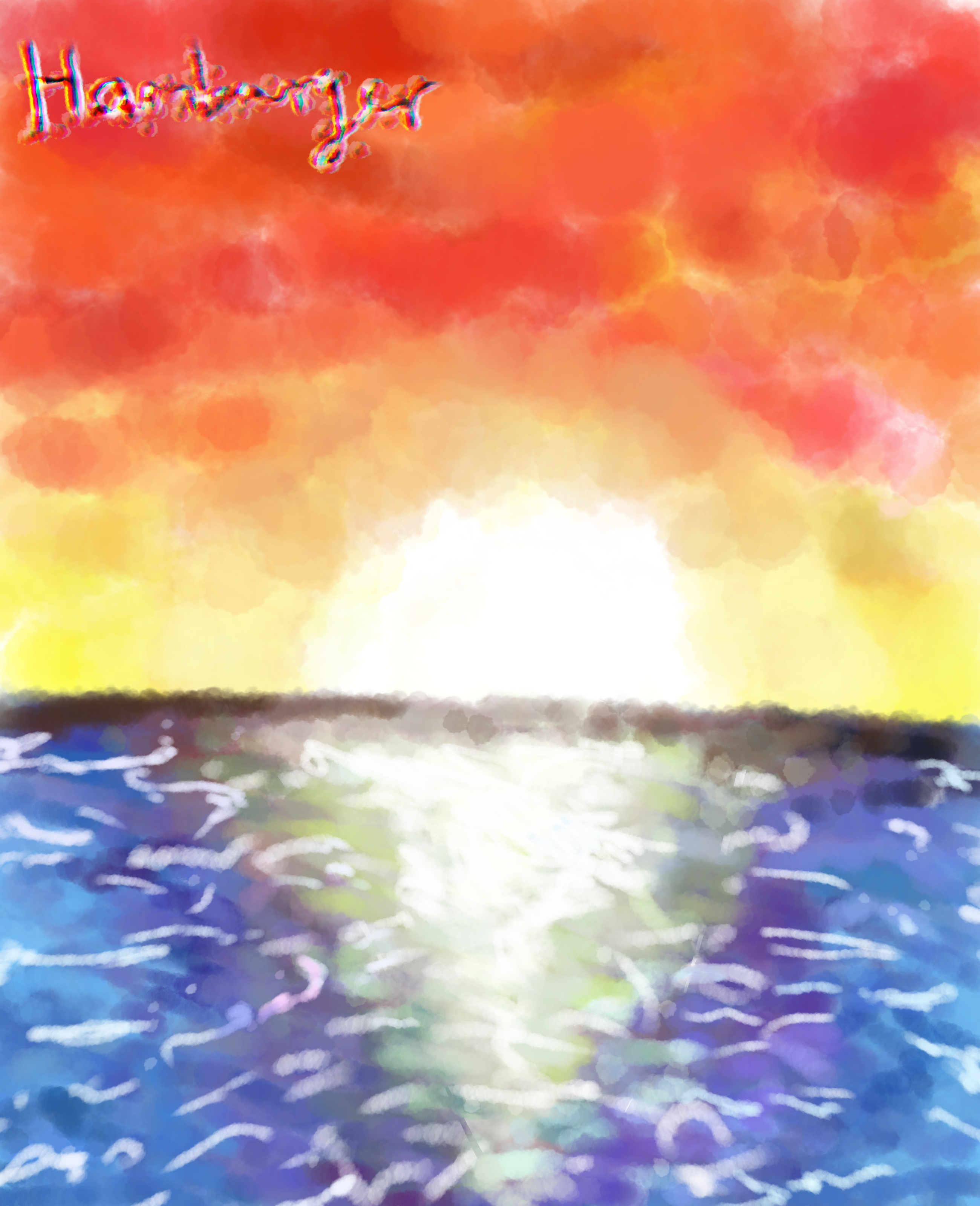 weird sunset looking thing - ibisPaint