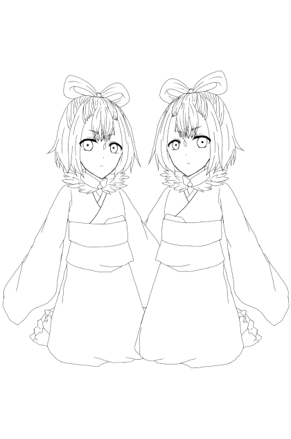 うぐいすちゃんとめじろちゃん