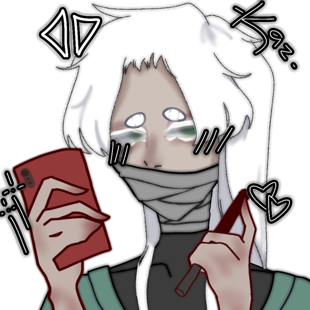 first drawing pose 😅