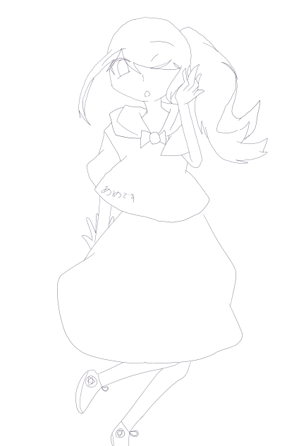 飴です。　線画