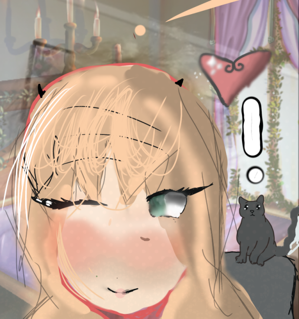 I was going to draw my bff but no