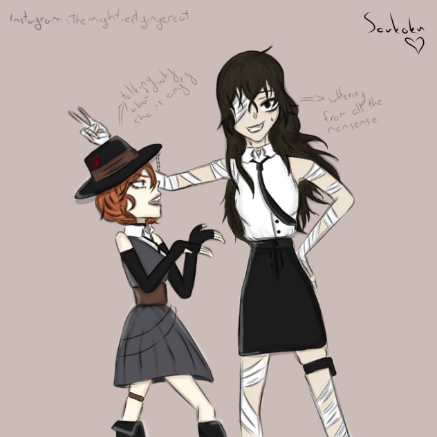 Genderbend Soukoku.