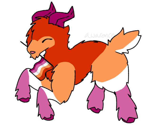 Lesbian goat!
