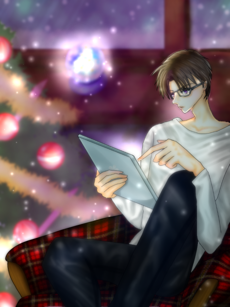 クリスマス準備中。