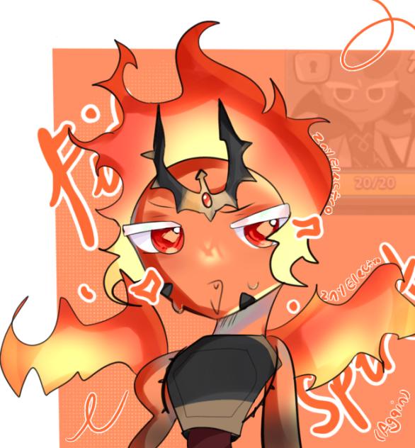 Fire Spirit fanart bc I got him