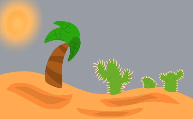 Desert landscape