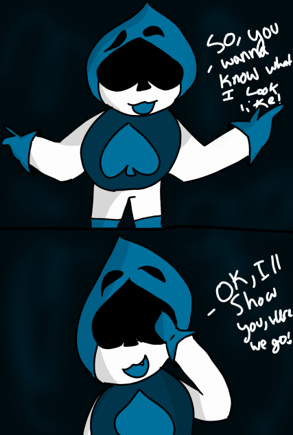 what lancer looks like(deltarune dub)