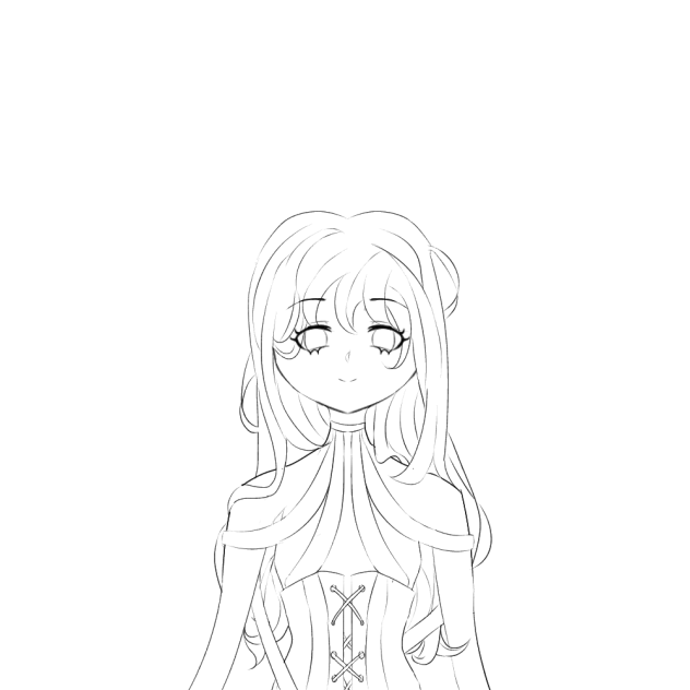 my sketch of a girl^_^