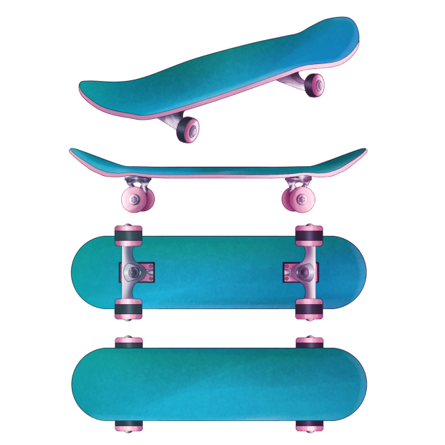 Skateboard 3 ibisPaint