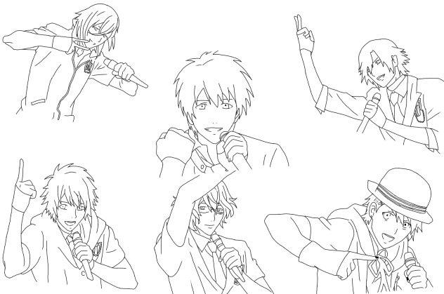ST☆RISH　線画