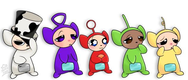 The Main 4 & The Guardian as pokemon