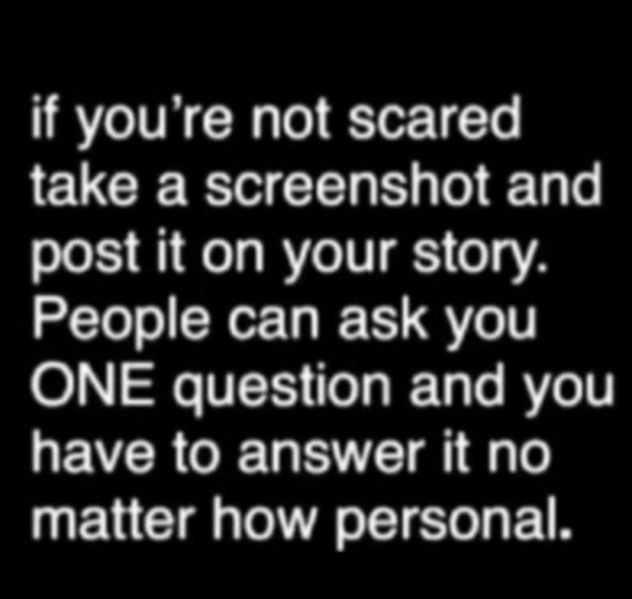 I’m wasnt scared but now I am