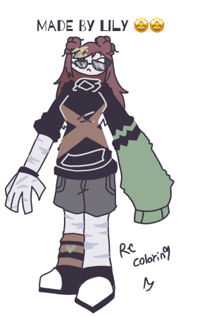 Re coloring OC BY LILY - ibisPaint