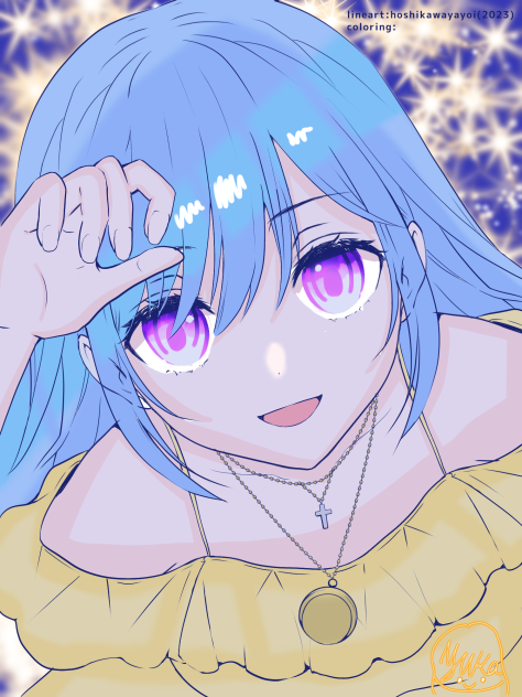 輝く