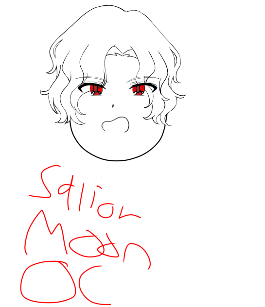 Unnamed Sailor Moon OC
