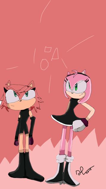 Pispuki Sonic e Amy rose