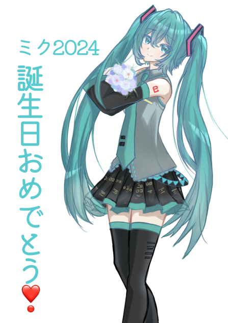 ミク2024お誕生日おめでとう　2024.8.31