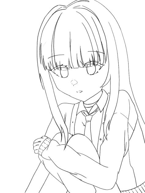 えとさん　線画