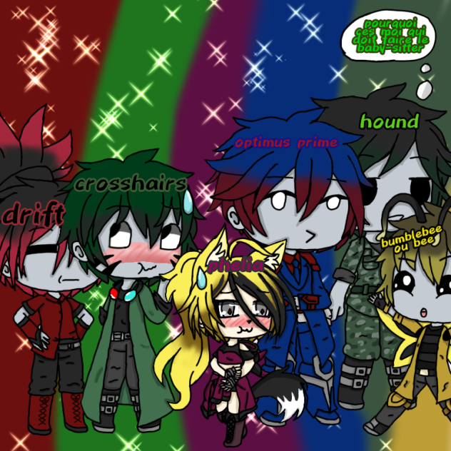 la team ÛwÛ  Transformers  gacha
