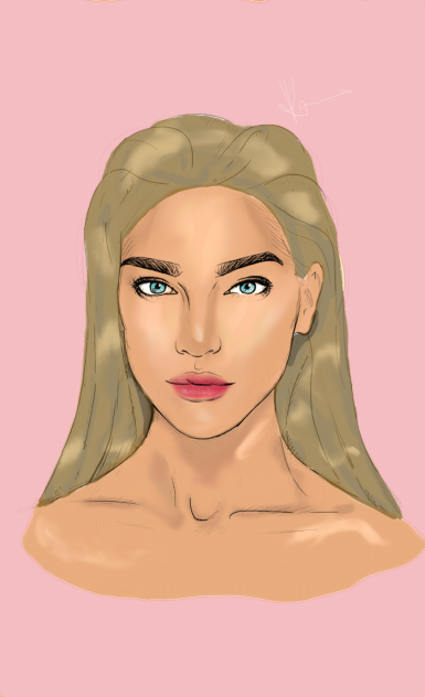 Realistic gurl - ibisPaint