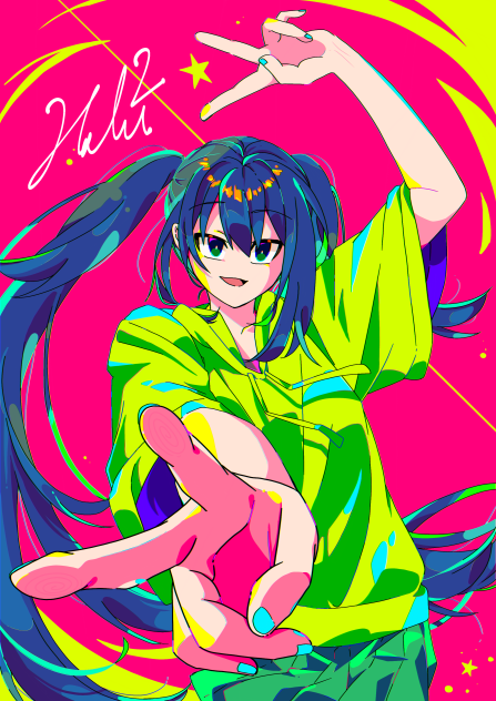 イェーイ(ピース☆) - ibisPaint