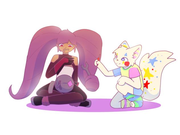 low effort fanart of entrapta