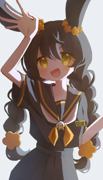 うさぎポーズ