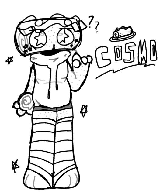 doodle of cosmo