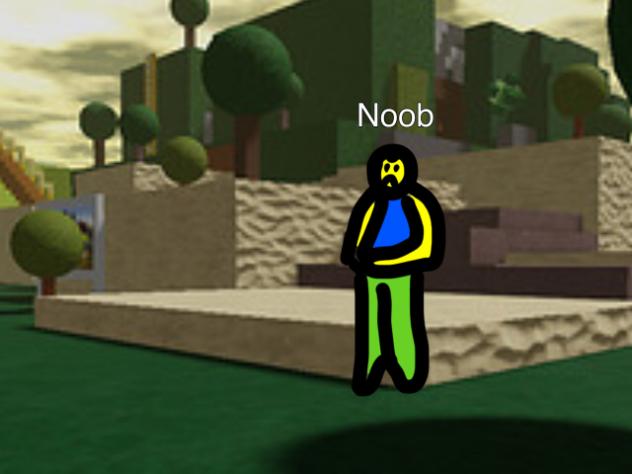 noob punches you