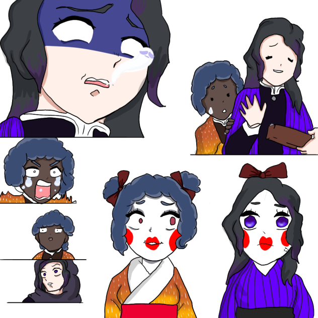 Mine and My friends demon slayer OCs