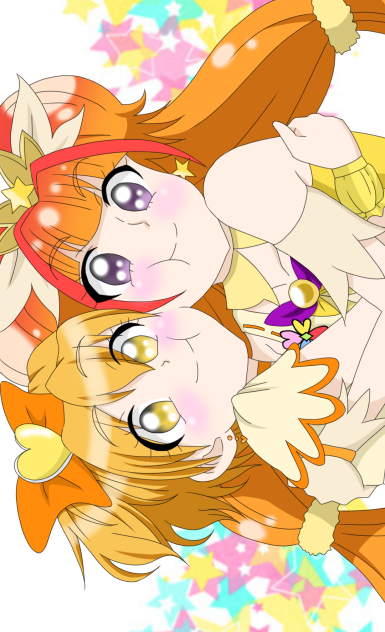 キュアパインとキュアトゥインクル