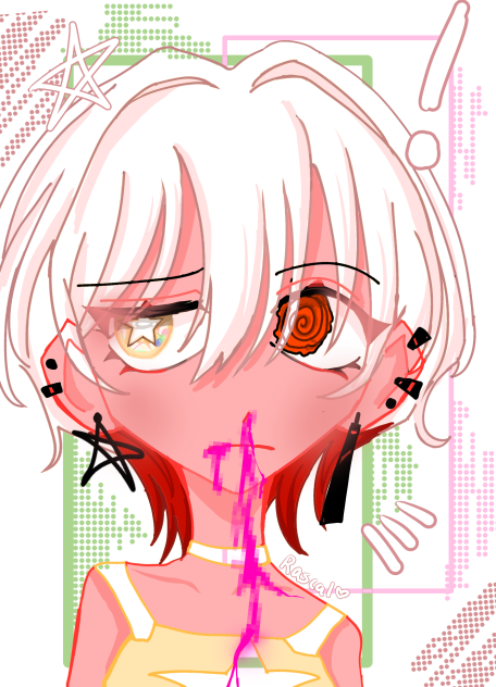 Pink blood