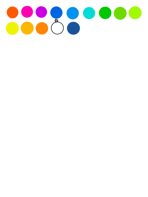 アイビスのアイコンの色だけで描こう