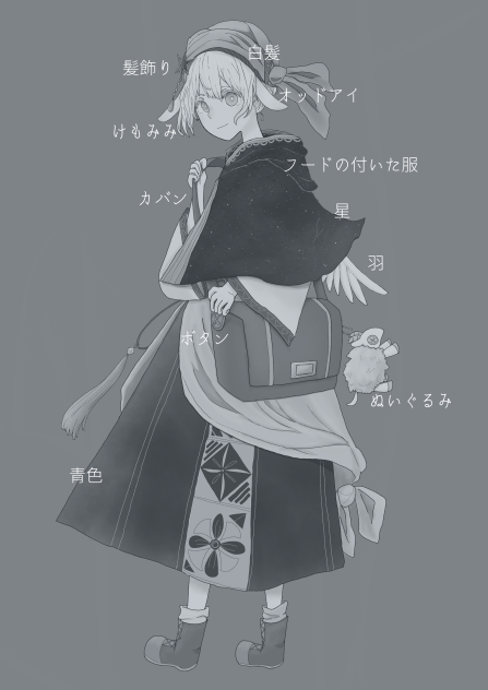 キャラデザ企画　要素一覧
