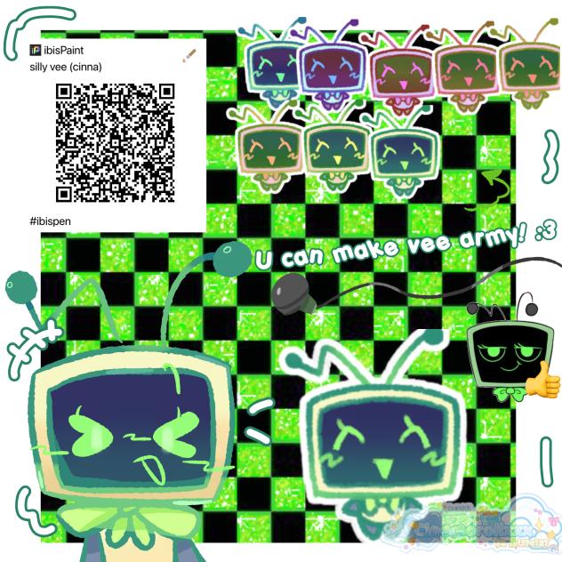 Chibi vee brush! 🎤💚