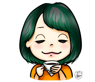 コーヒーブレイク女子 Ibispaint