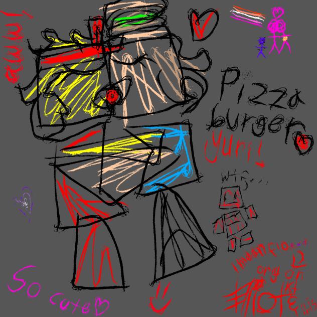 pizzaburger Yuri (shitpost)