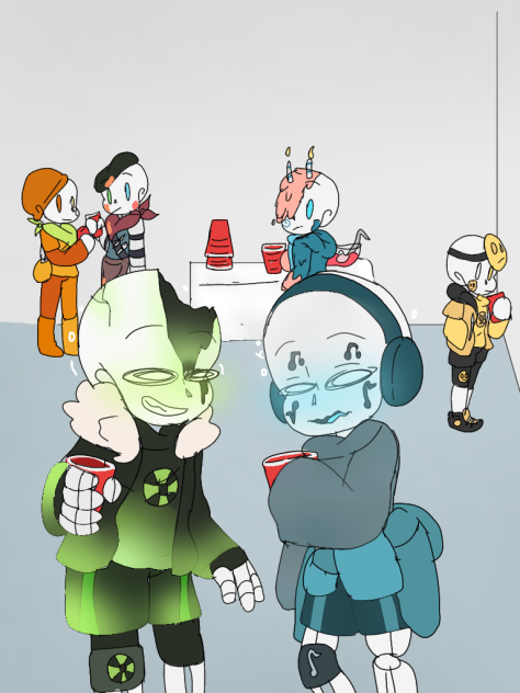 musicnote💙 &toxic💚 at a party drunk