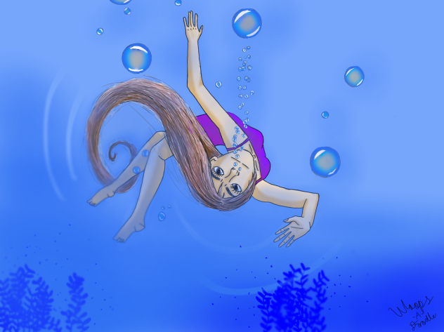 “Under the Waves” Drawing