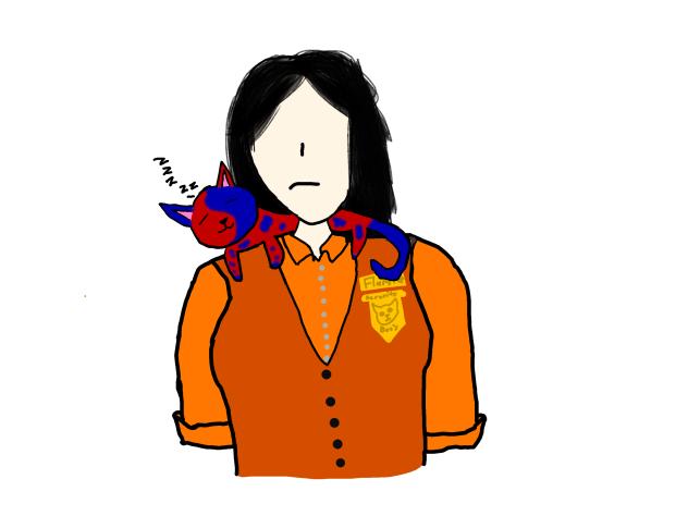 Flarster and Boo (orange vest ver)