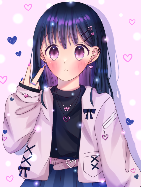 💕萌え袖✖大量アクセ💙