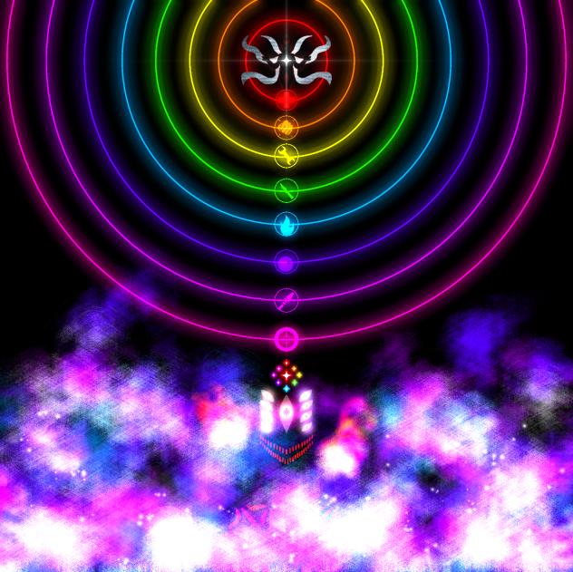 拮抗的な虹のスペクトル