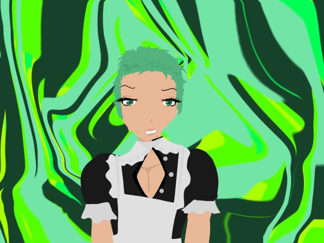 zoro x maid
