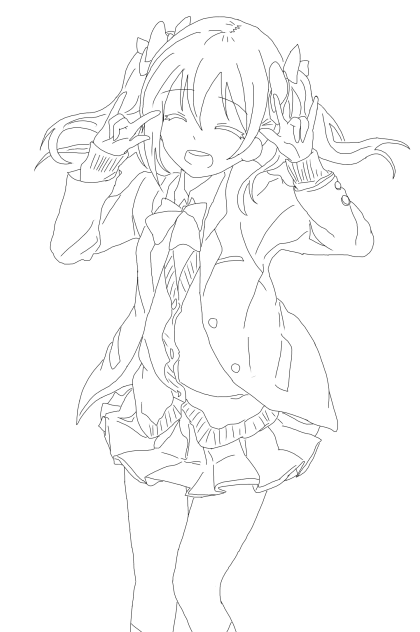 線画 にこにー - ibisPaint