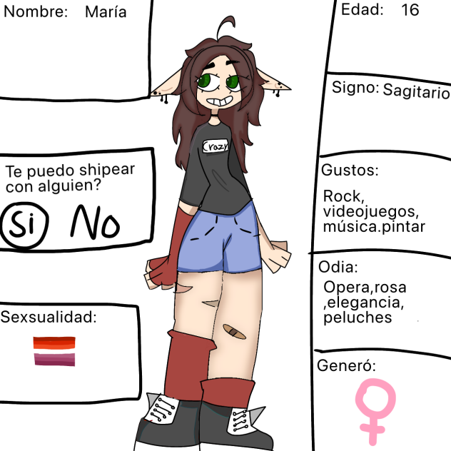 xfa usen el personaje me gusto xd
