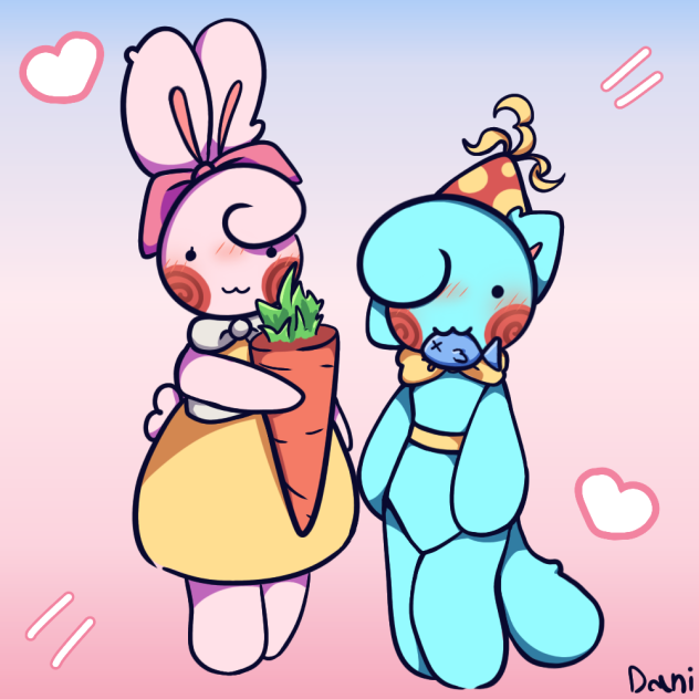 🐰🐱💕